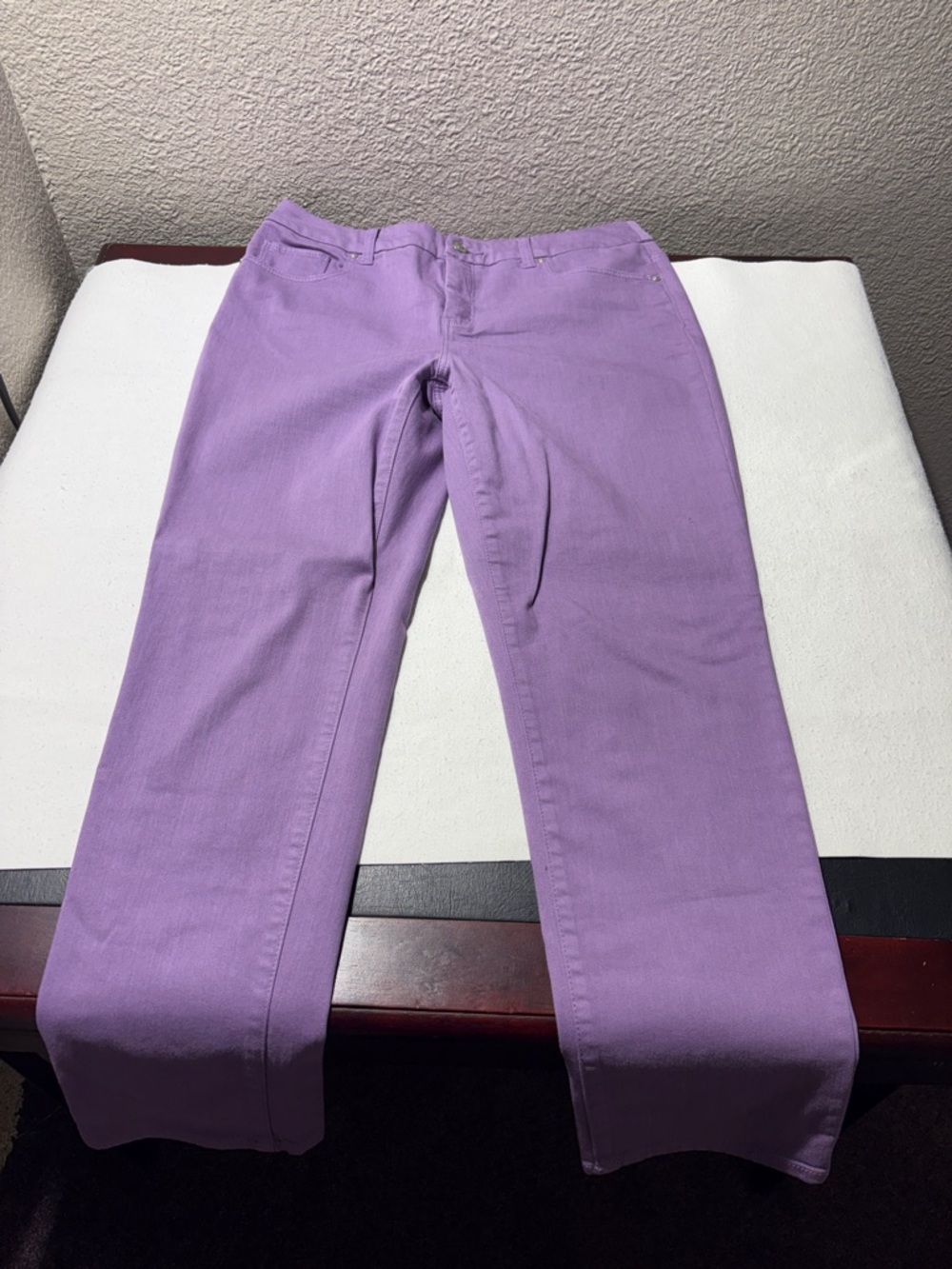 Chico's Lavender Straight-Leg Jeans